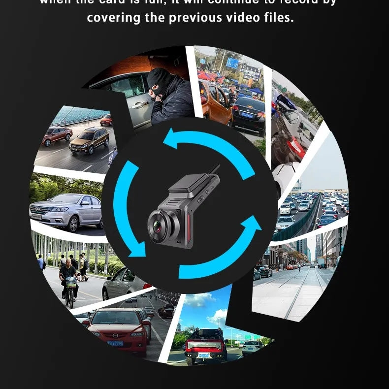 Smart Car 4G Dash Cam | FHD 1080P | Cloud Live Recording | Mobile App Control | 24/7 Remote Monitoring | WiFi Hotspot | GPS Tracker | G-Sensor | Dual Lens Front & Rear Camera