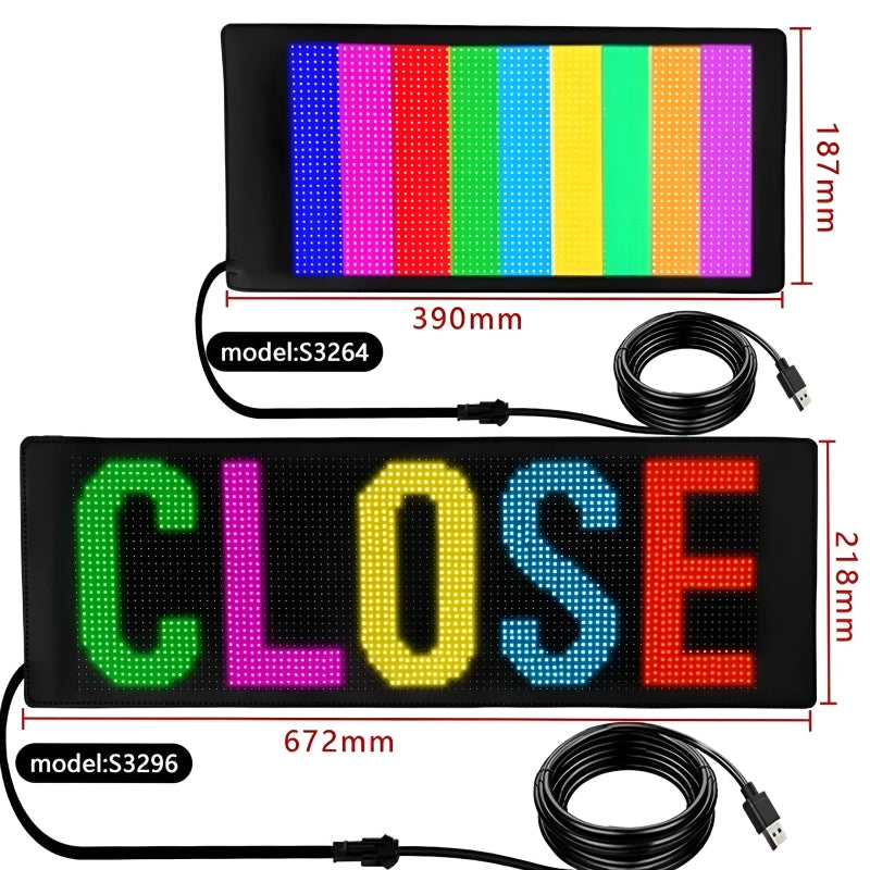 LED Matrix Panel for Car | Smart App Controlled LED Display