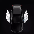 Car Door Welcome Light Angel Wings Dynamic Projector Rearview Mirror Carpet Light