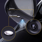 Car Door Welcome Light Angel Wings Dynamic Projector Rearview Mirror Carpet Light