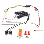 Car Door Welcome Light Angel Wings Dynamic Projector Rearview Mirror Carpet Light