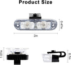 Car LED Strobe Light Wireless Remote Control Strobe grill Light 8 x 2LED 8 in 1 DC12V