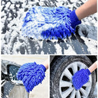 Microfiber Washing Hand Gloves Car Window Dust Cleaning Household Cleaning Kitchen Cleaning