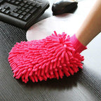 Microfiber Washing Hand Gloves Car Window Dust Cleaning Household Cleaning Kitchen Cleaning
