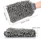 Microfiber Washing Hand Gloves Car Window Dust Cleaning Household Cleaning Kitchen Cleaning