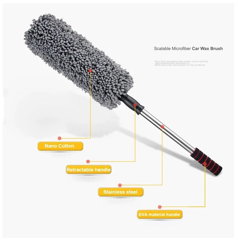 High-Quality Microfiber Car Duster– Multi-Purpose Cleaning for Car Ultra Soft Microfiber & Scratch-Free Cleaning