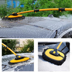 Car Washing Brush Adjustable Telescoping Long Handle Cleaning Mop
