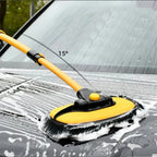 Car Washing Brush Adjustable Telescoping Long Handle Cleaning Mop