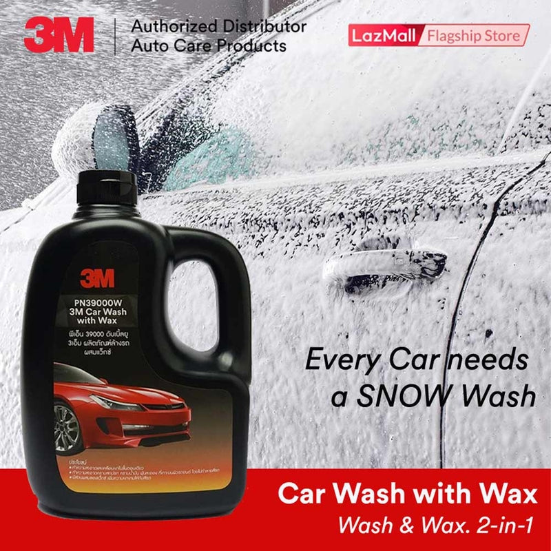 3M-Car Wash With Wax Shampoo