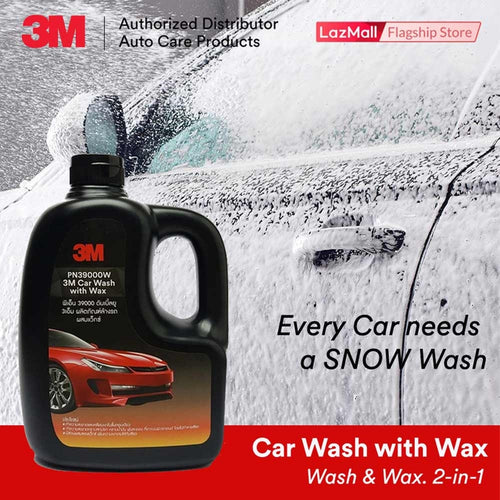 3M-Car Wash With Wax Shampoo
