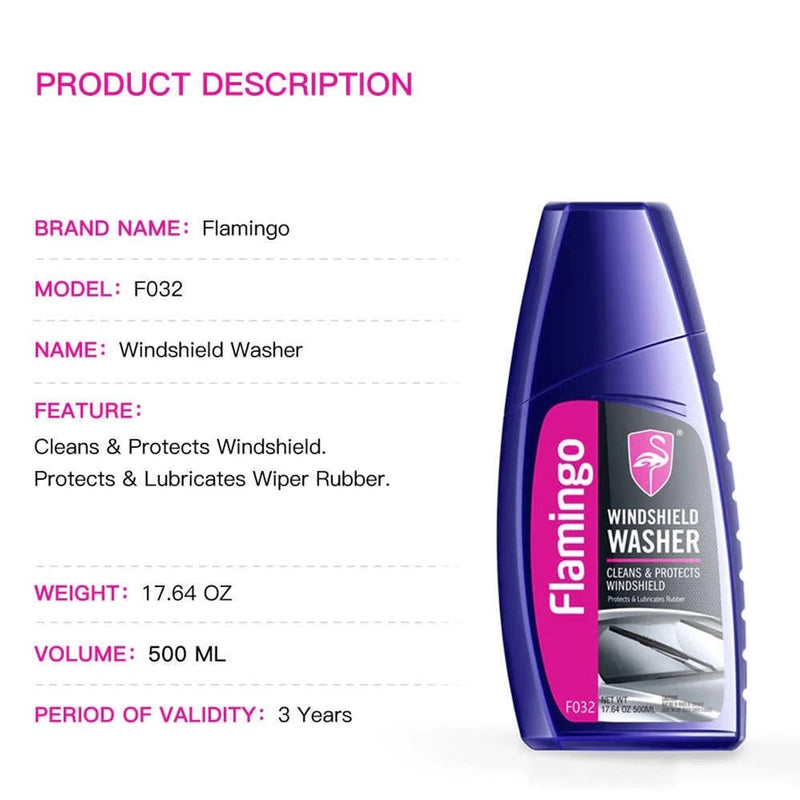 FLAMINGO WINDSHIELD WASHER 500ML