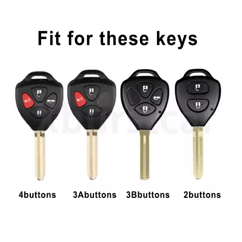 Auto Shell Fob Protector For Toyota RAV4 Crown Avalon Venza Corolla Camry Reiz Matrix Auris TPU Car Key Case Cover Accessories