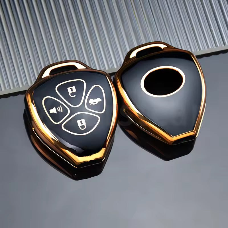 Auto Shell Fob Protector For Toyota RAV4 Crown Avalon Venza Corolla Camry Reiz Matrix Auris TPU Car Key Case Cover Accessories