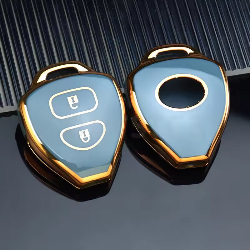 Auto Shell Fob Protector For Toyota RAV4 Crown Avalon Venza Corolla Camry Reiz Matrix Auris TPU Car Key Case Cover Accessories