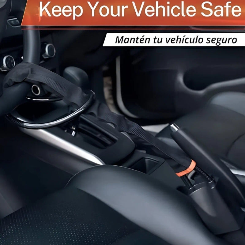 Car Universal Steering Wheel Lock – Strong, Durable, and Unbeatable Theft Protection for Your Vehicle
