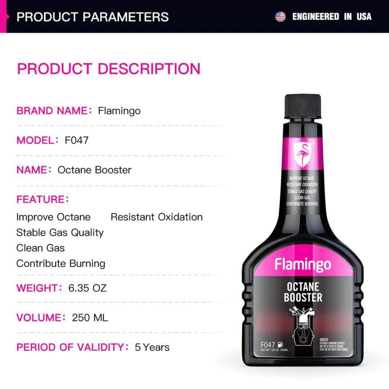 Flamingo Octane Booster for car and bike 250 ml