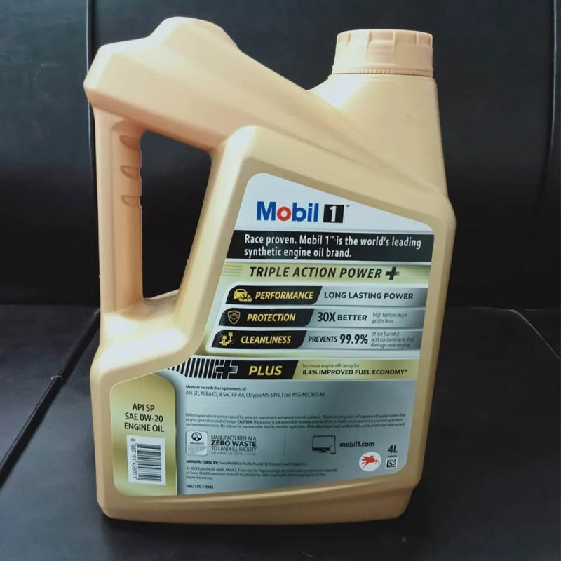 MOBIL1 MOTOR OIL 0W-20 ADVANCED FUEL ECONOMY FULL SYNTHETIC – 4LR