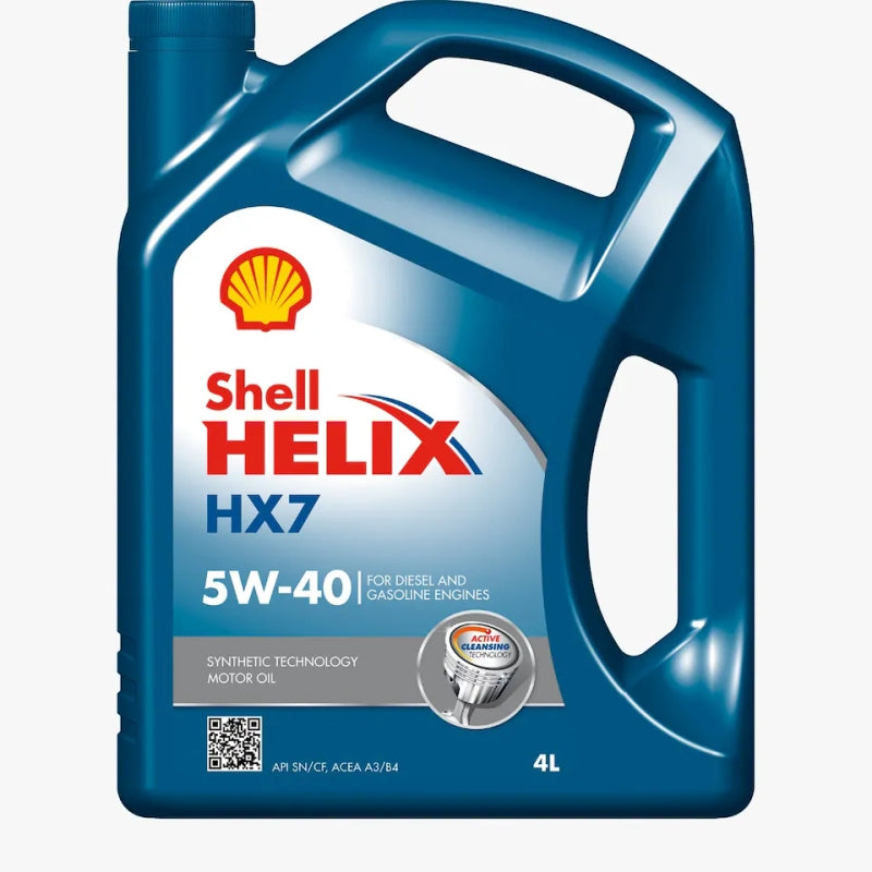 SHELL HELIX HX7 5W-40 SEMI SYNTHETIC 4L