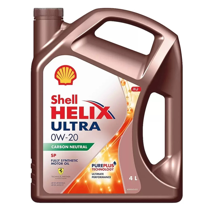 SHELL HELIX ULTRA SP 0W-20 MOTOR OIL– CARBON NEUTRAL FULL SYNTHETIC -4LTRS