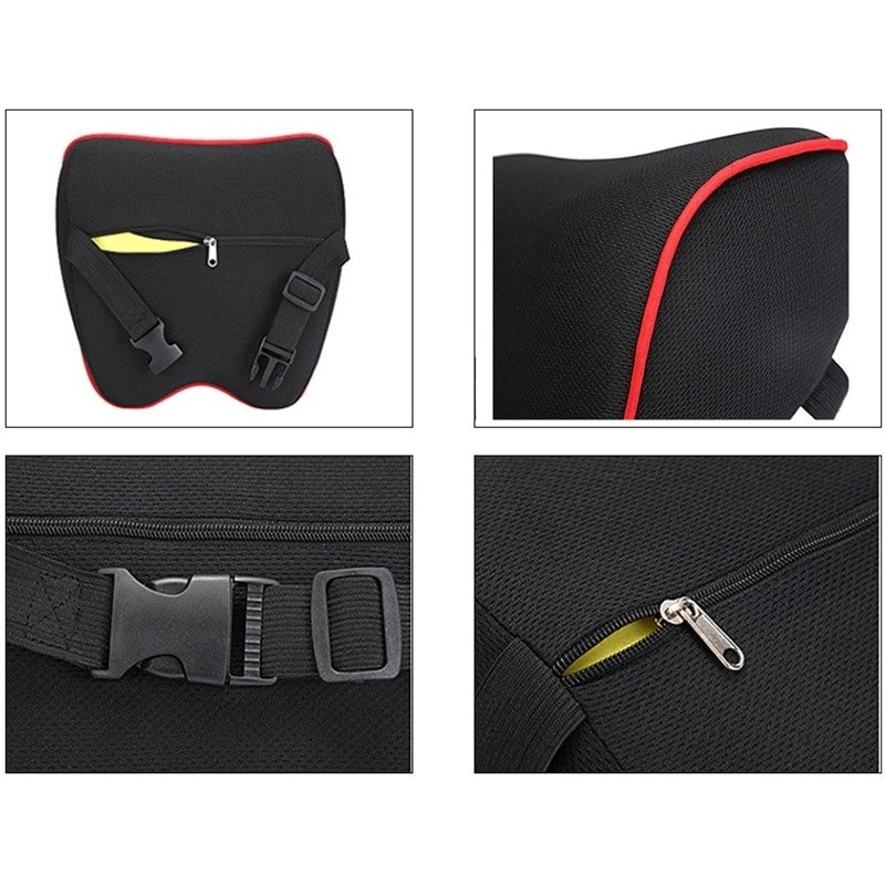 Car Back Support Pillow And Neck Support Pillow Memory Foam