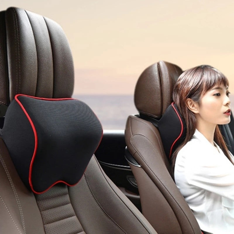 Car Back Support Pillow And Neck Support Pillow Memory Foam