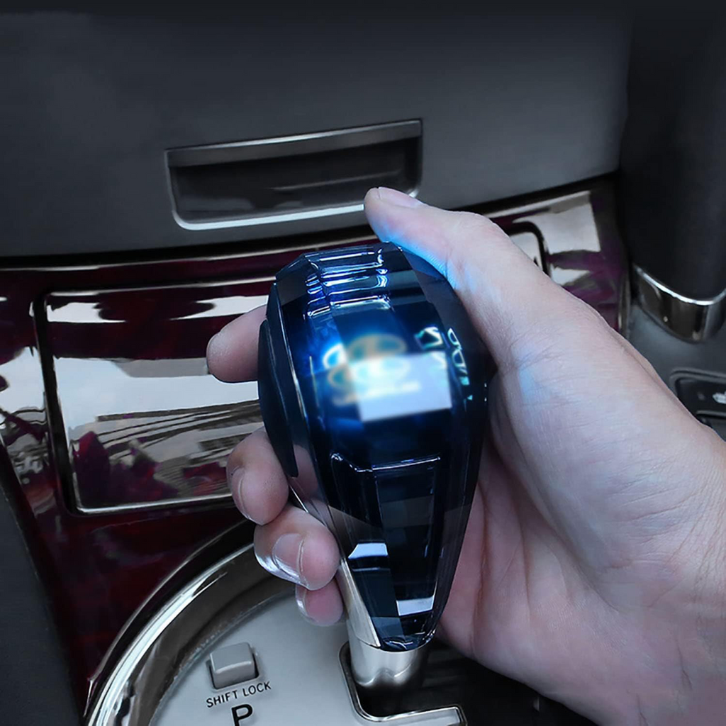 Crystal RGB Car Gear Shift Knob – Touch-Activated Multi-Color LED Light, Stylish and Illuminated Gear Knob for a Premium Look