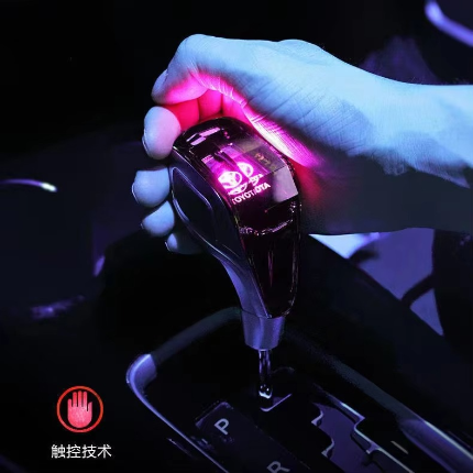 Crystal RGB Car Gear Shift Knob – Touch-Activated Multi-Color LED Light, Stylish and Illuminated Gear Knob for a Premium Look
