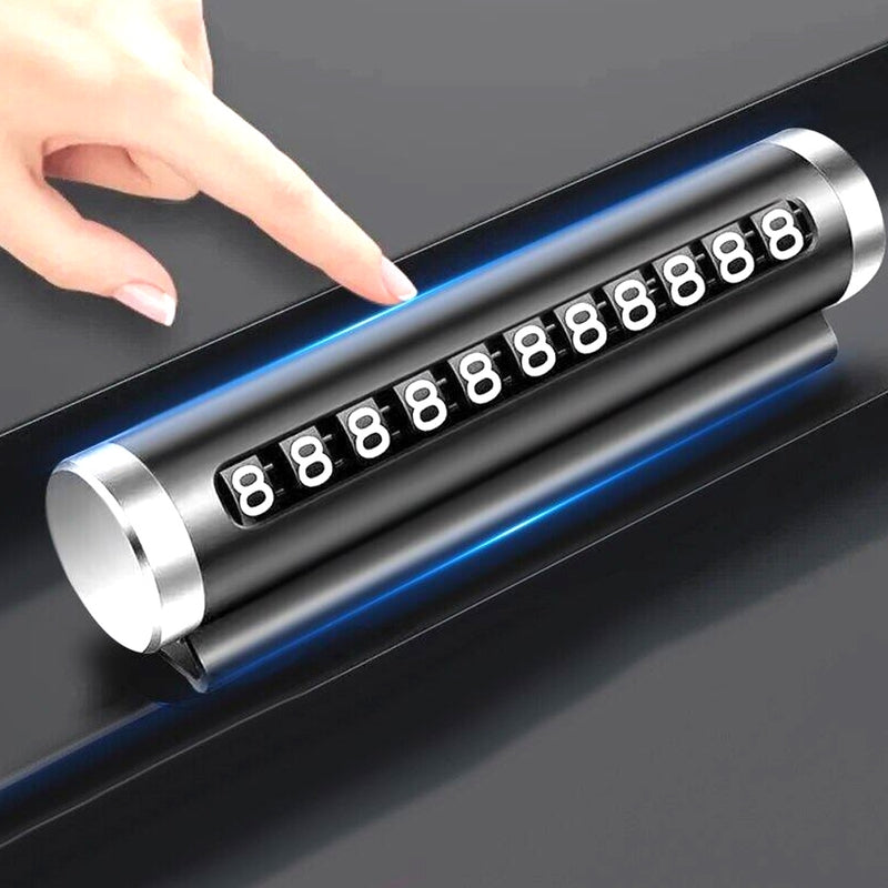Metal Car Parking Number Card – Roller Type Set Any Number