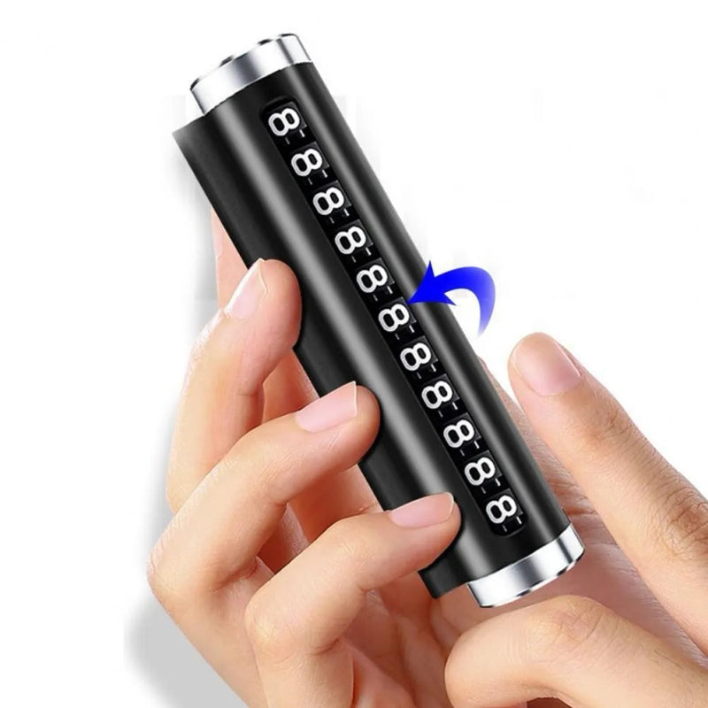 Metal Car Parking Number Card – Roller Type Set Any Number
