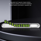 Luminous Car Temporary Parking Card Car Sticker Hidden Car Auto Phone Number Card Plate Car