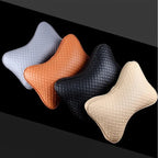 Artificial Leather Neck Pillow- 2 Pieces Set