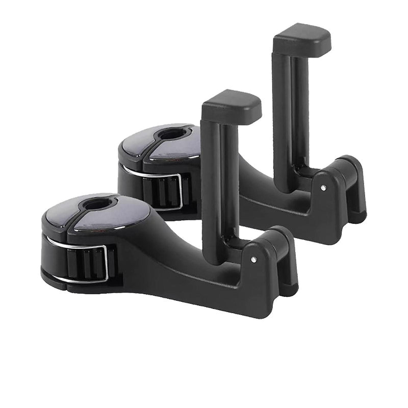 2 in 1 Car Headrest Hook with Phone Holder, Car back Seat Hooks for Purses and Bags, 360° Rotation 1ps
