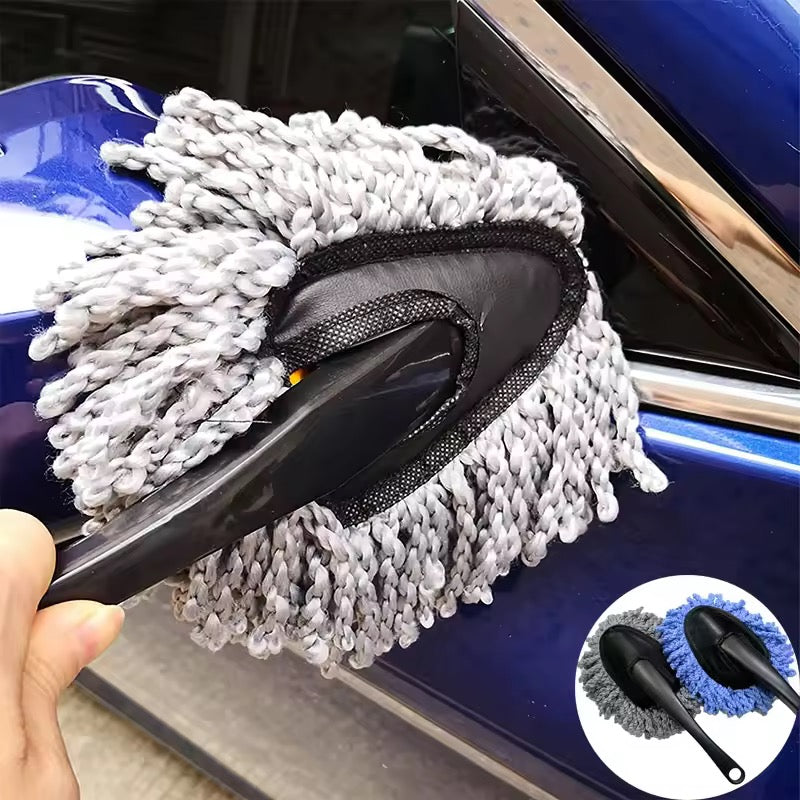 Car Dusting Mop Microfiber Car Wash Brush Duster Home Cleaning Multifunctional Dusting Small Duster Auto Cleaning Beauty Tools