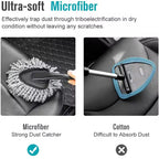 Car Dusting Mop Microfiber Car Wash Brush Duster Home Cleaning Multifunctional Dusting Small Duster Auto Cleaning Beauty Tools