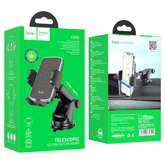 Hoco CA95 Mobile holder For Car Smart Design Mobile Mount Holder