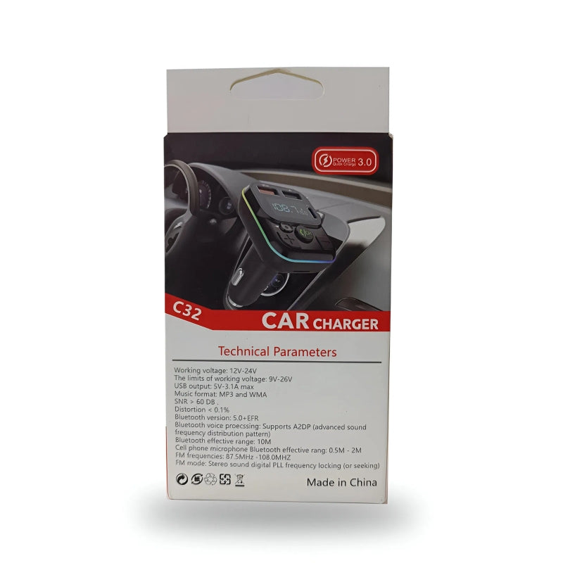Car C32 Multifunction Wireless MP3 Player and FM Player-Ultimate Convenience for Your Car