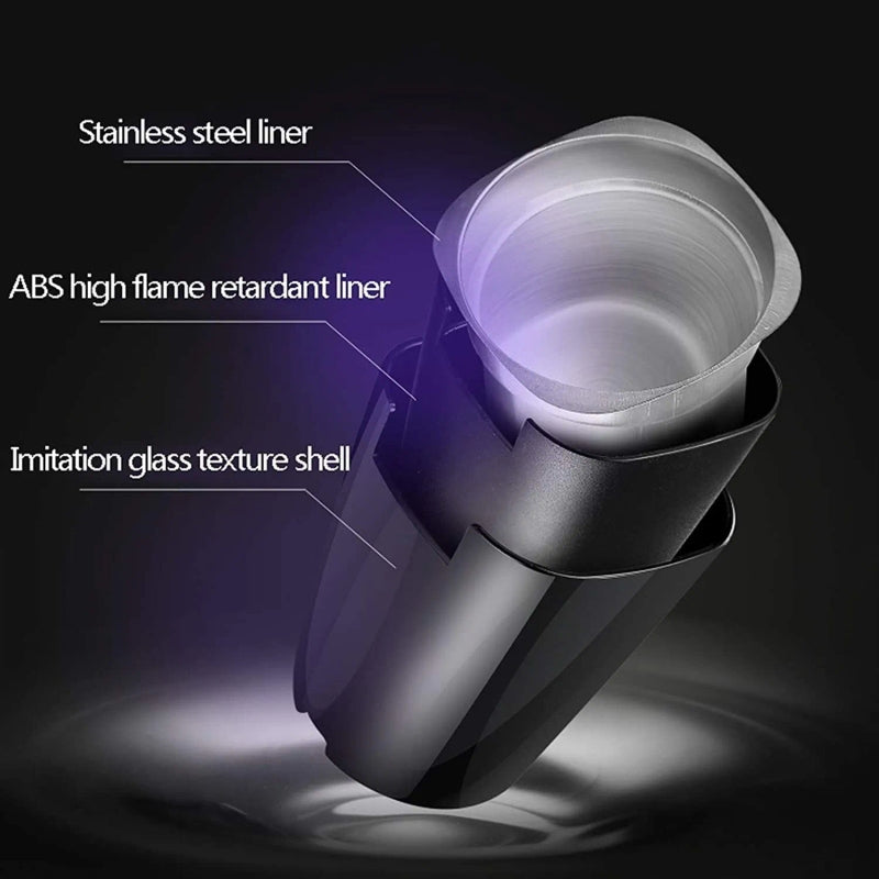 Best Car Ashtray Holder Easy Clean Up Detachable Stainless Car Ashtray