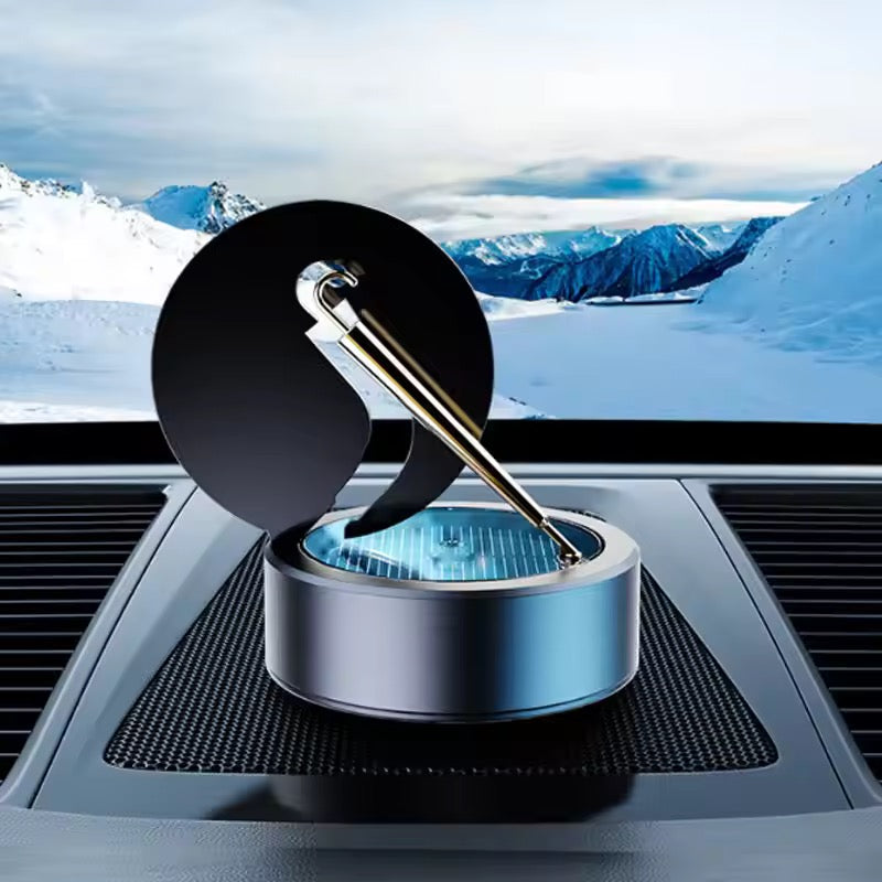Solar Rotating Golden Umbrella Car Aromatherapy Fragrance Air Fresheners Personalized Creative Car Interior Decoration