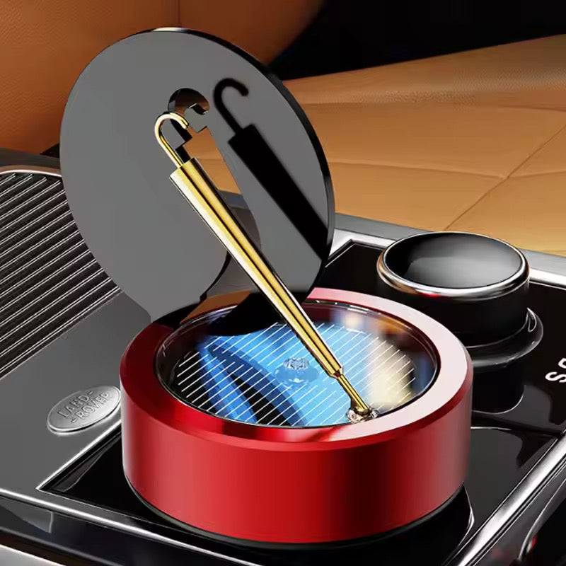 Solar Rotating Golden Umbrella Car Aromatherapy Fragrance Air Fresheners Personalized Creative Car Interior Decoration