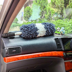 Car 2 Colour Microfiber Round Duster Super Soft / Dust Cleaner