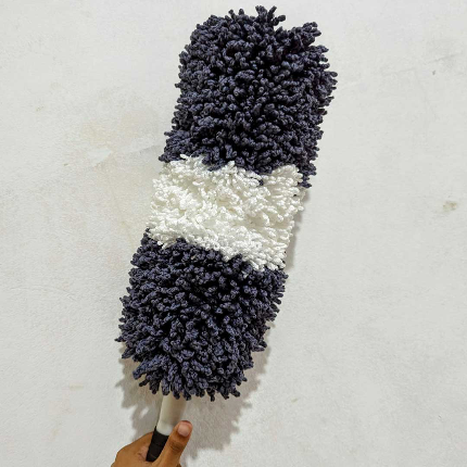 Car 2 Colour Microfiber Round Duster Super Soft / Dust Cleaner