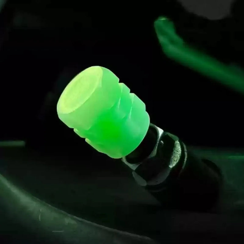 Car Tire Valve Cap Reflector 4 Pcs/Set