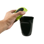 Mini Car Trash Bin Can Plastic Garbage Bin Rubbish Container Waste Storage for Car Interior 16x8CM
