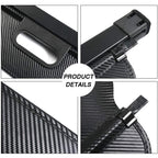 Car Trunk Cargo Cover for Car Retractable Rear Trunk Security Cover Shielding Shade Black