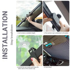 Car Windshield Sun Shade – Premium UV Protection and Heat Reduction for Vehicles