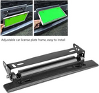 1 peice Carbon fiber license plate holder- Car Hanging plate holder