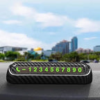 Car Carbon Parking Number Plate