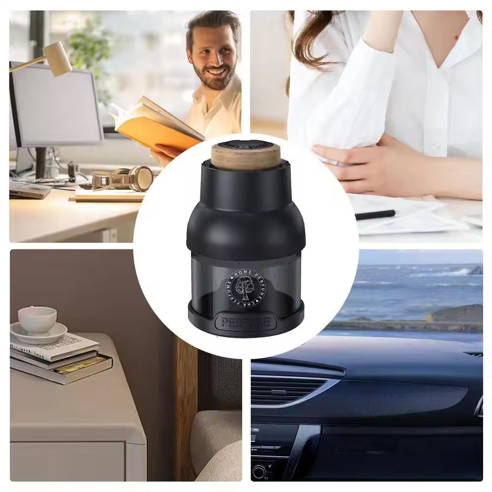 car perfume wood vent diffuser car scent freshener empty custom car diffuser bottle with package