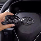 TOYOTA Carbon Fiber Steering Wheel Emblem Logo
