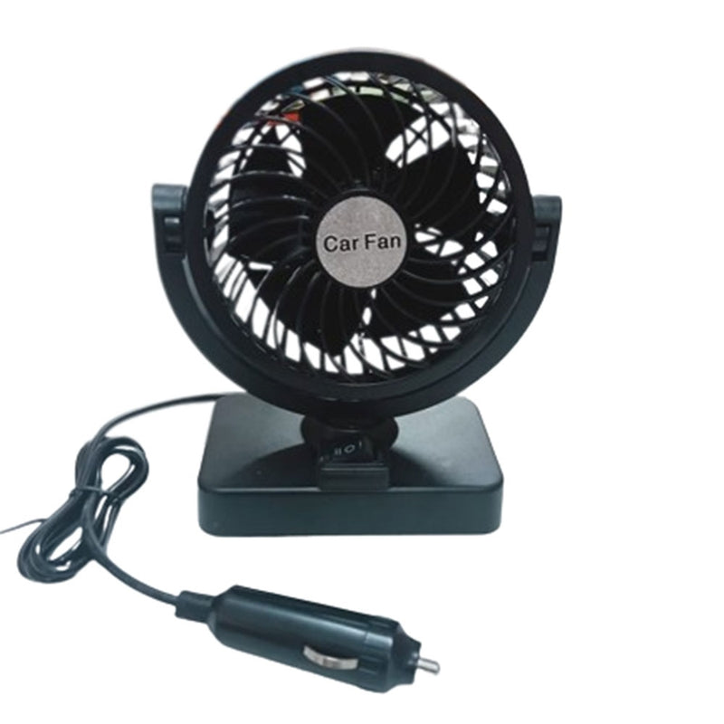Car Single Fan Car Interior Accessories Car Cooling Swing Dashboard Ventilation Fan Summer Cooling Air Circulator Fan Car Interior Fan (12 V)